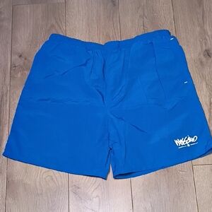 Wesc Men's Bright Blue‎ Swim Trunks